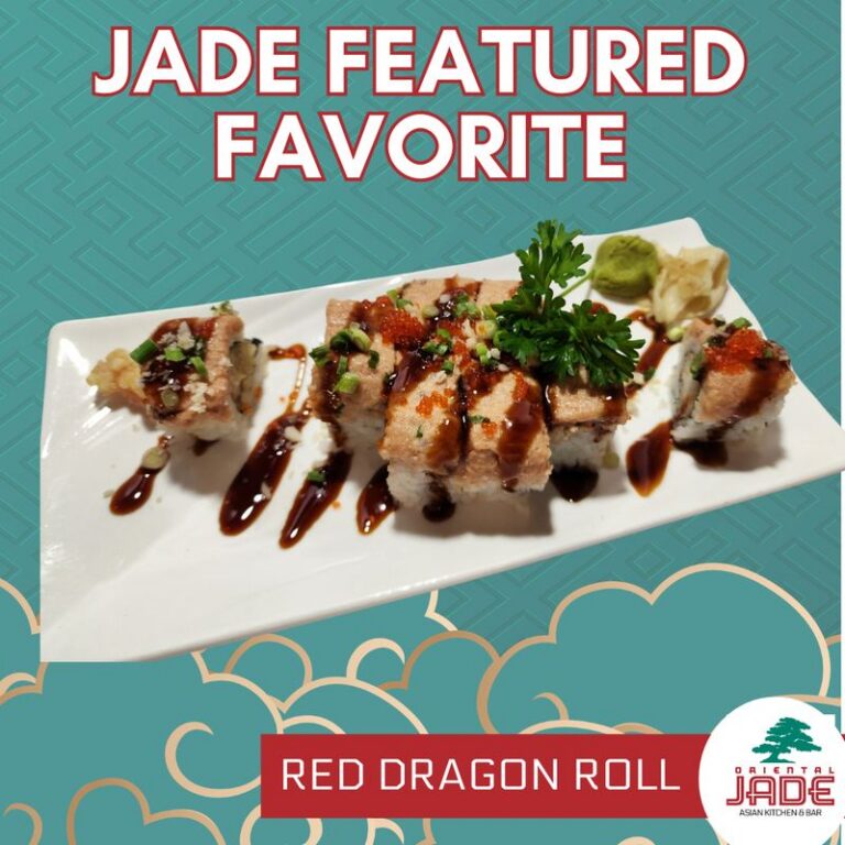 “Jade Featured Favorite” menu post for Oriental Jade restaurant